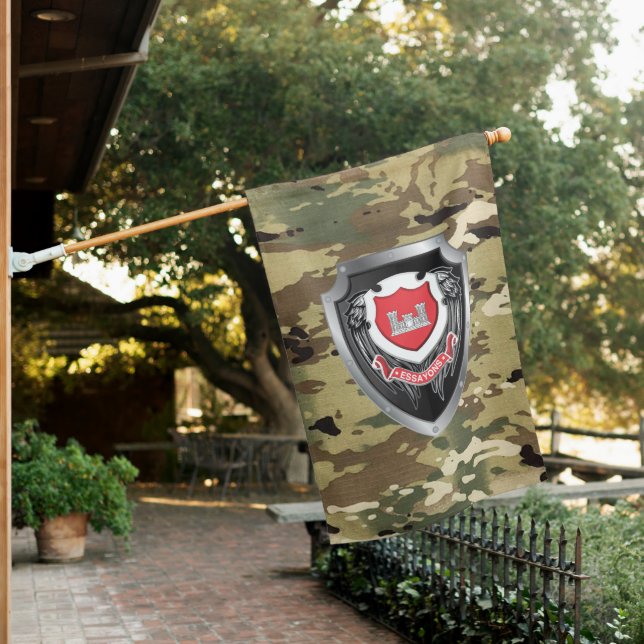 Engineer Veteran   House Flag (In SItu)