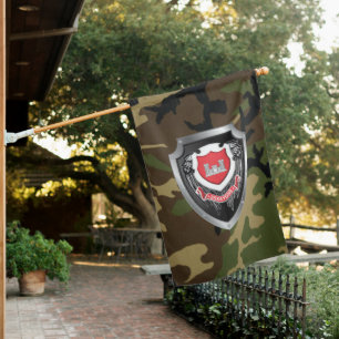 Engineer Veteran House Flag