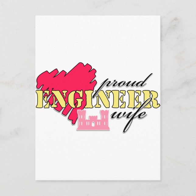 Engineer Wife Postcard (Front)