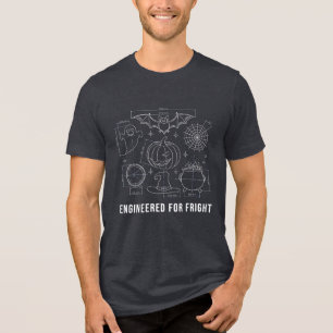 Engineered for Fright Halloween T-Shirt Tri-Blend Shirt