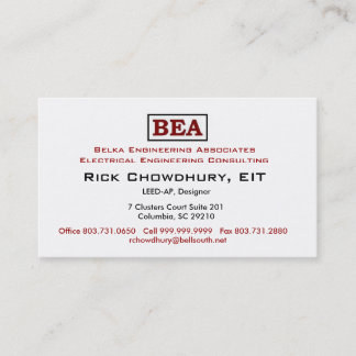 Engineering Business Card