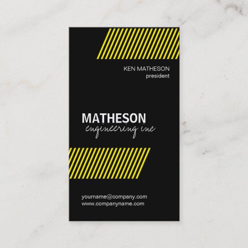 Customizable Engineering Business Cards
