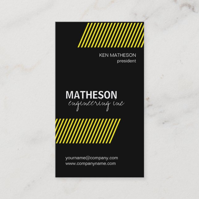 Engineering Business Cards (Front)