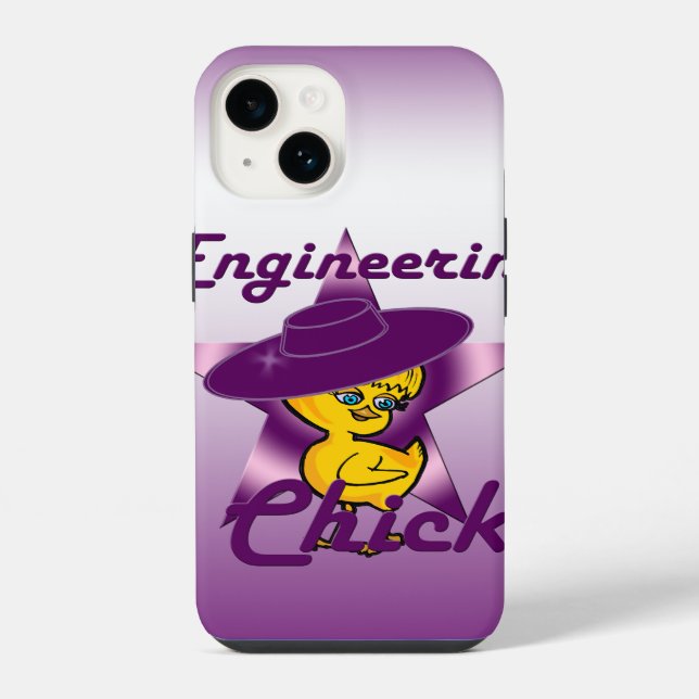 Engineering Chick #9 Iphone Case (Back)