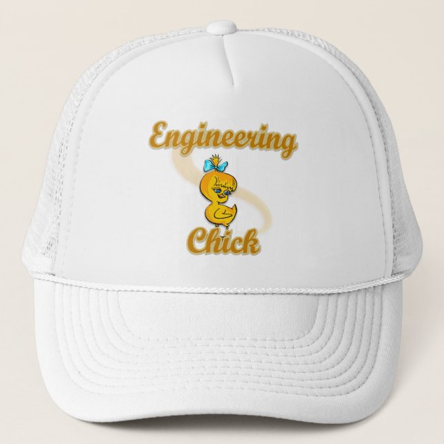 Engineering Chick Trucker Hat (Front)