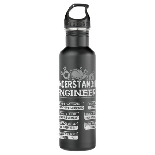engineering Computer civil Understanding Engineers Stainless Steel Water Bottle