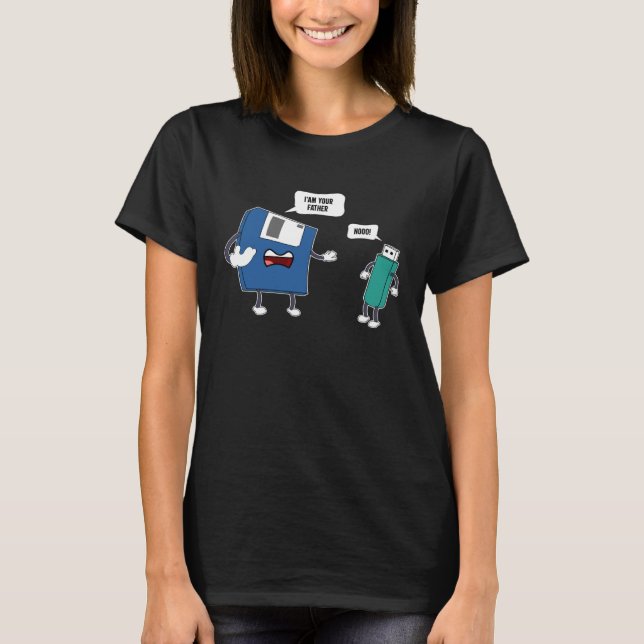 Engineering Floppy Disk Computer Engineer Programm T-Shirt (Front)
