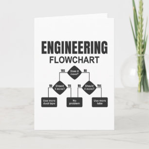 Engineering Flowchart Engineer Card