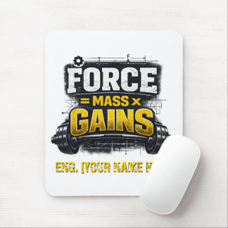 Engineering Gains: Physics Force Personalized  Mouse Pad