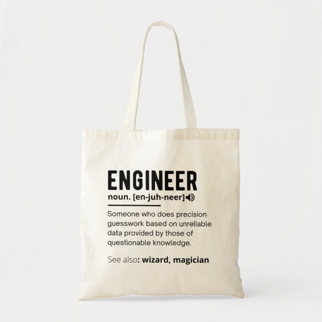 Engineering Gift Tote Bag (Front)