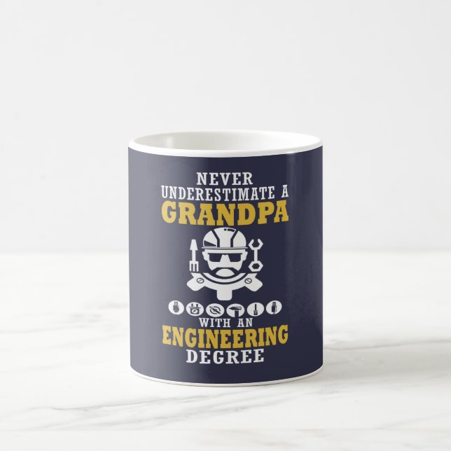 Engineering Grandpa Coffee Mug (Center)