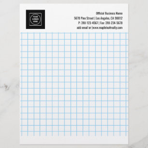 Engineering Graph Grid Logo Company letterhead