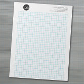 Large Graph Paper Sticky Notes, Zazzle