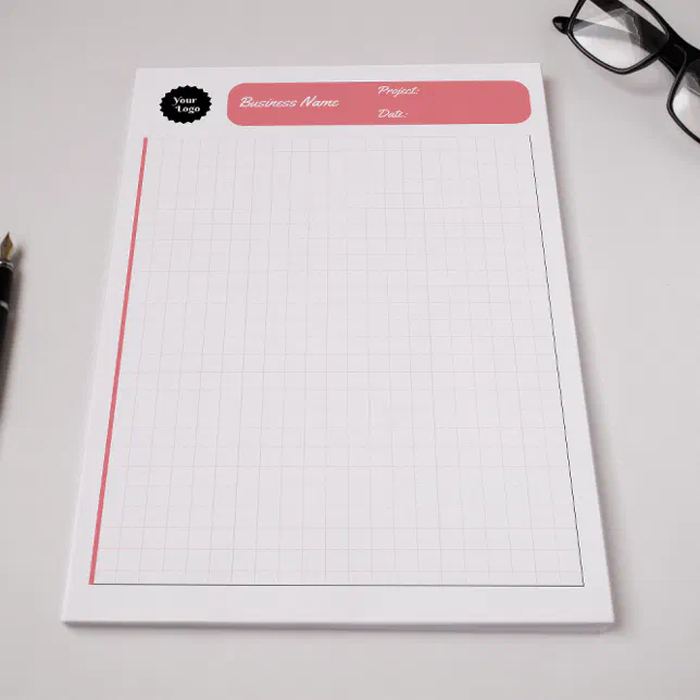 Pink Engineering Paper.pdf Engineering Graph Sheets Grid Paper Pink Notepad | Zazzle