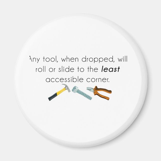 Engineering humor magnet (Front)