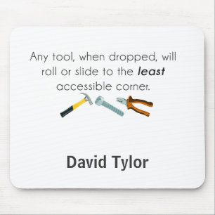 Engineering humor mouse pad