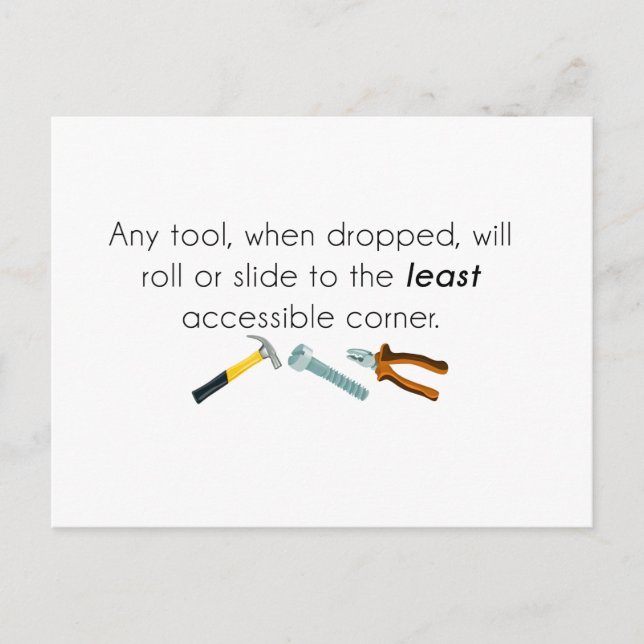 Engineering humor postcard (Front)