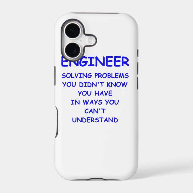 engineering iphone case (Back)