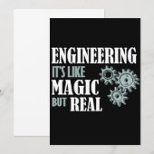 Engineering - It's Like Magic But Real (Front/Back)