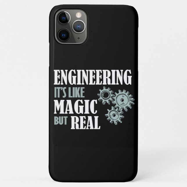 Engineering - It's Like Magic But Real Case-Mate iPhone Case (Back)