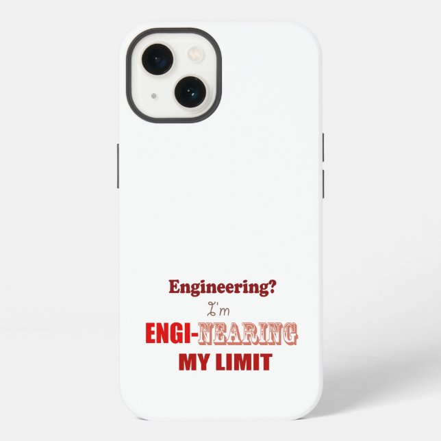 engineering my limit iphone case (Back)