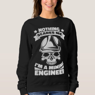 Engineering Skull  Civil Aerospace Mining Engineer Sweatshirt