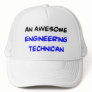 engineering technician, awesome trucker hat