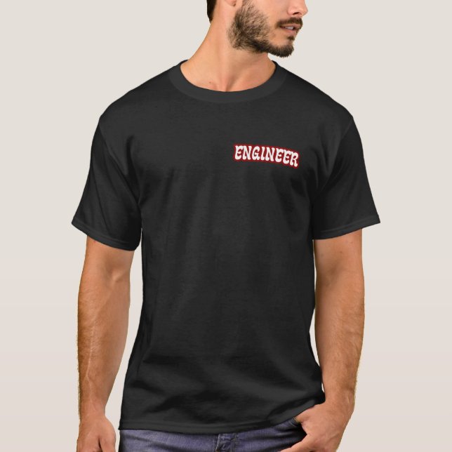 engineering where imagination meet precision T-Shirt (Front)