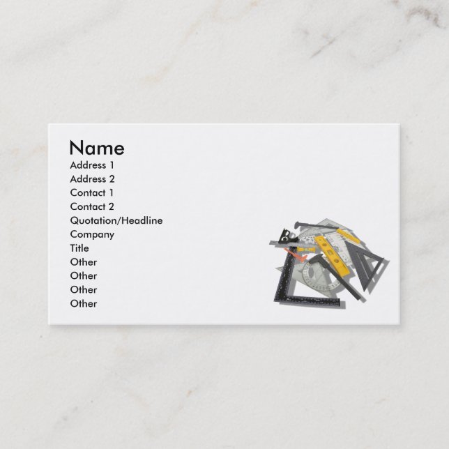 EngineeringTools090810, Name, Address 1, Addres... Business Card (Front)