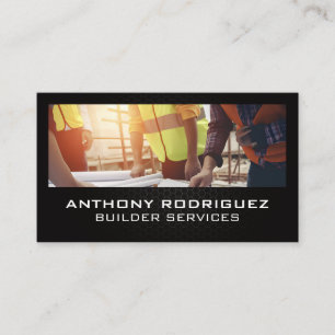 Engineers and Architects Construction Business Card