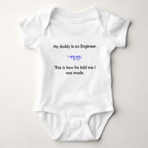 Engineers baby baby bodysuit