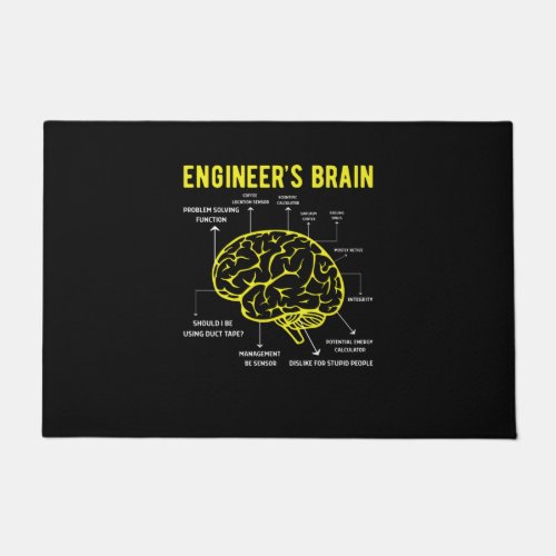 Engineers Brain Doormat
