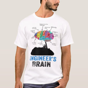 Engineer's Brain Funny Anatomy T-Shirt