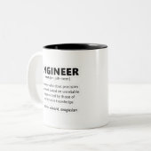 Engineer's Definition Two-Tone Coffee Mug (Front Left)