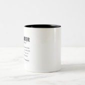 Engineer's Definition Two-Tone Coffee Mug (Center)