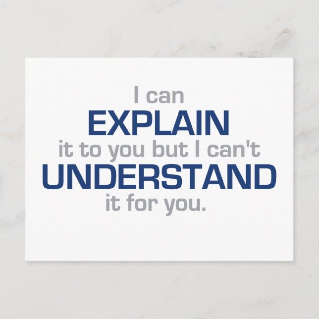 Engineer's Motto - Science Type Stuff Postcard (Front)