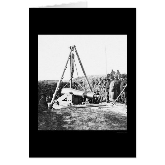 Engineers Removing a Gun for General Sherman 1864 Cards (Front)
