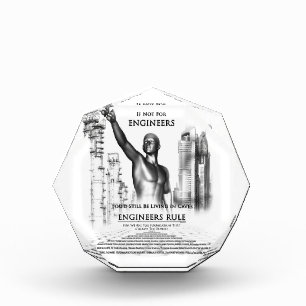 Engineers Rule Acrylic Award