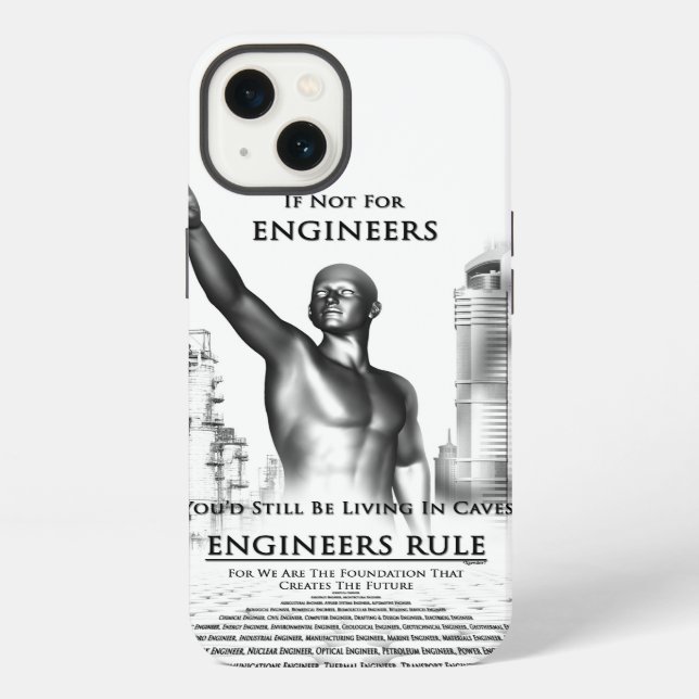 Engineers Rule Iphone Case (Back)