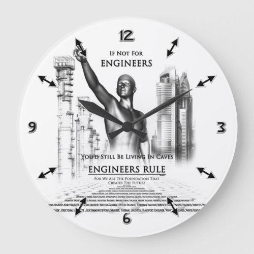Engineers Rule Large Clock