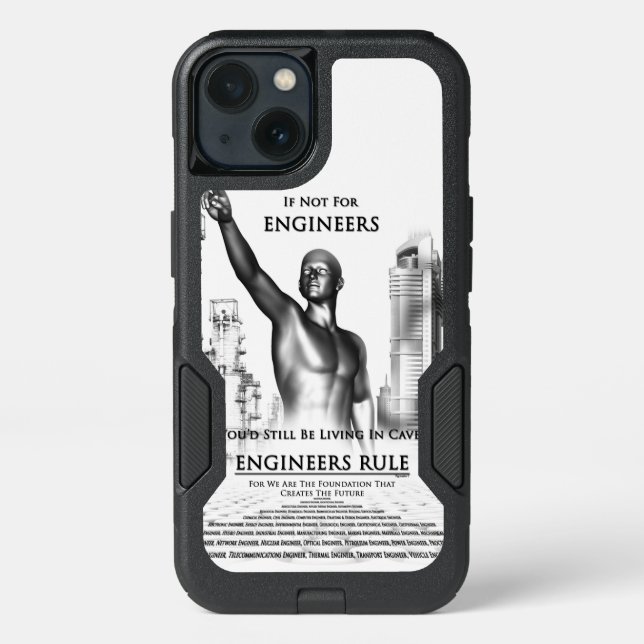 Engineers Rule Otterbox iPhone Case (Back)