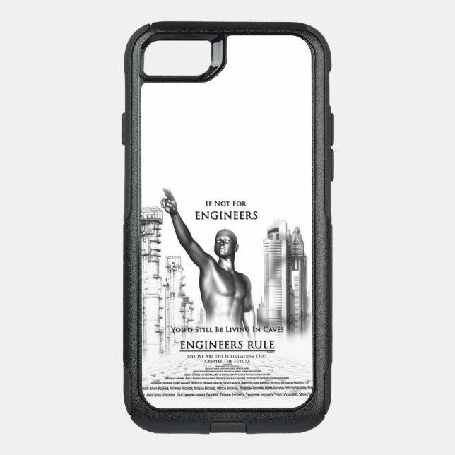 Engineers Rule Otterbox iPhone Case (Back)
