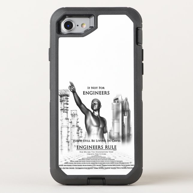 Engineers Rule Otterbox iPhone Case (Back)