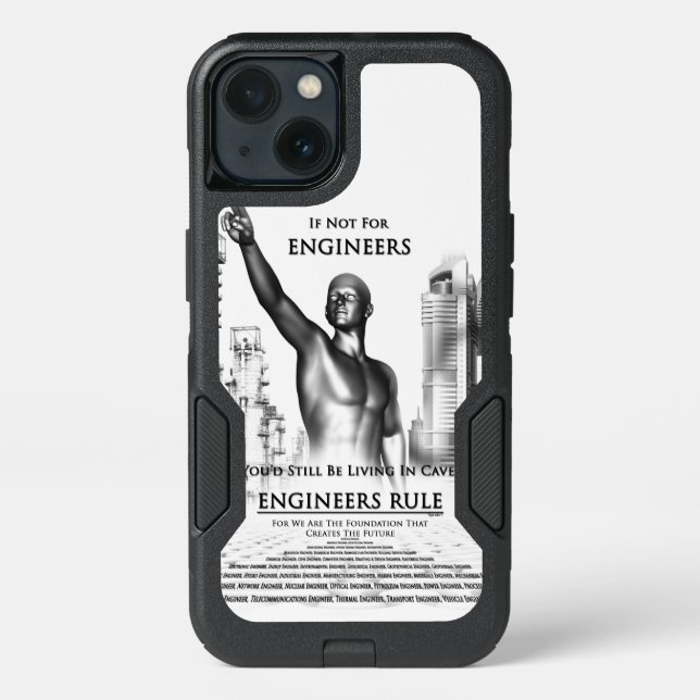 Engineers Rule Otterbox iPhone Case (Back)