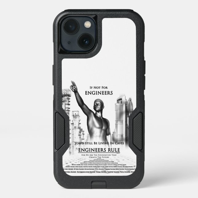 Engineers Rule Otterbox iPhone Case (Back)