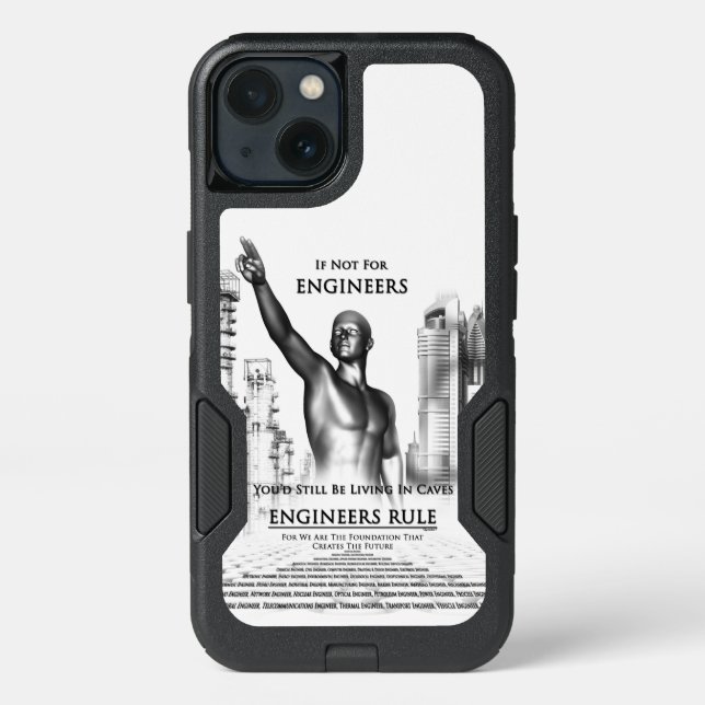 Engineers Rule Otterbox iPhone Case (Back)