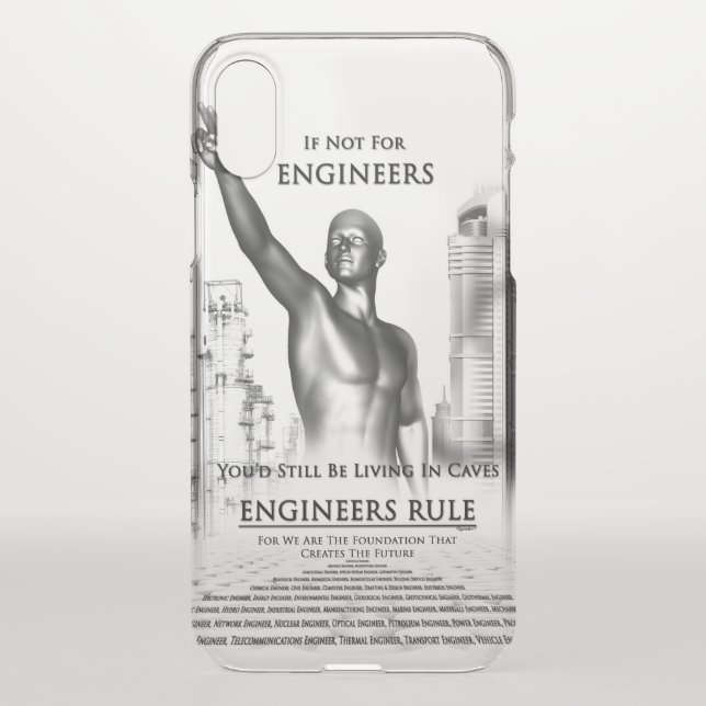 Engineers Rule Uncommon iPhone Case (Back)