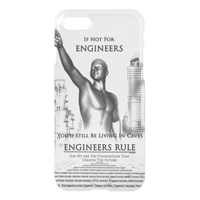 Engineers Rule Uncommon iPhone Case (Back)