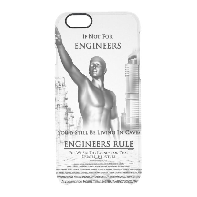 Engineers Rule Uncommon iPhone Case (Back)