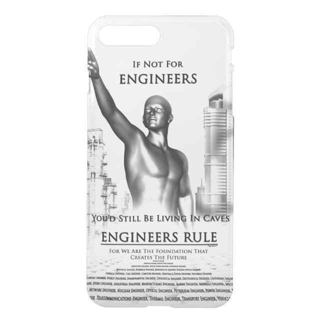 Engineers Rule Uncommon iPhone Case (Back)